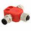 CONN T-ADAPTER 4P-4P/4P F-F/M