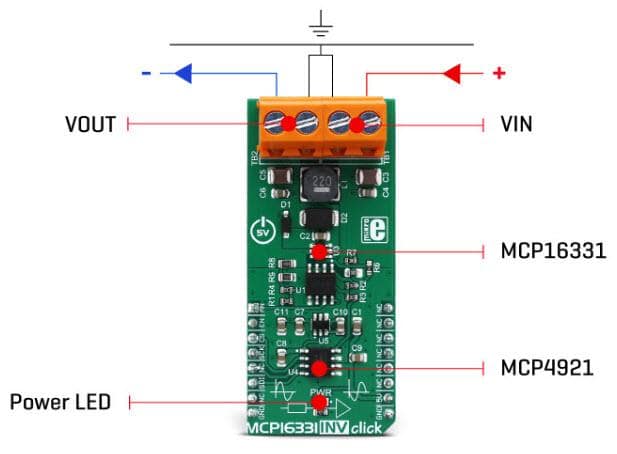 MikroElektronika MIKROE-2917 MCP16331 INV Click��