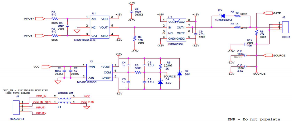 Schematic - Wolfspeed / Cree CGD15SG00D2դ����������