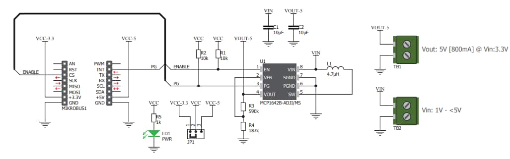 Schematic - MikroElektronika MIKROE-2894 BOOST 2 Click��
